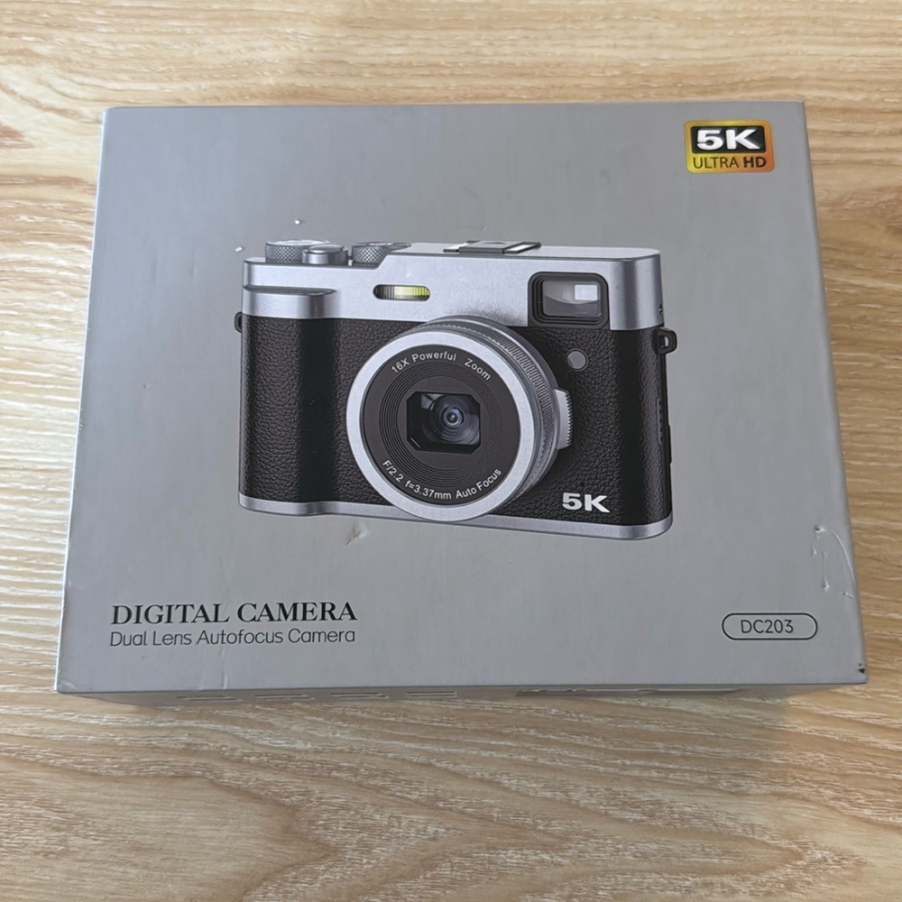 5k Digital Camera Dual Lens Autofocis Camera